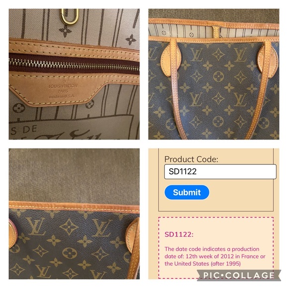 Authentic Monogram Louis Vuitton Neverfull MM with box and dust bag - Picture 8 of 9